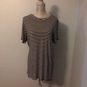 Striped Shirt Dress